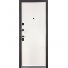 Двері вхідні БУЛАТ Ультра Kale модель 547/251 Дуб дорадо темний/Рустік авіньон блан