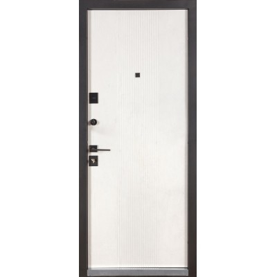 Вхідні двері БУЛАТ Ультра Kale модель 547/251 Дуб дорадо темний/Рустік авіньон блан