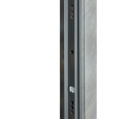 Вхідні двері БУЛАТ Ультра модель 540/249 Зріз каменю/Білий матовий гладкий