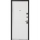 Двері вхідні БУЛАТ Ультра модель 540/249 Зріз каменю/Білий матовий гладкий