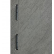 Двері вхідні БУЛАТ Ультра модель 540/249 Зріз каменю/Білий матовий гладкий