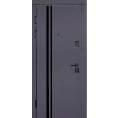 Входные двери БУЛАТ Ультра (квадро) Securemme модель 587/276 Мусонне дерево/Олово супермат