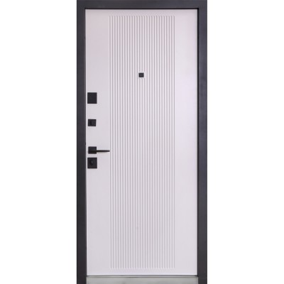 Входные двери БУЛАТ Ультра (квадро) Securemme модель 587/276 Мусонне дерево/Олово супермат