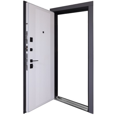 Входные двери БУЛАТ Ультра (квадро) Securemme модель 587/276 Мусонне дерево/Олово супермат