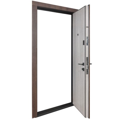 Входные двери БУЛАТ Revolut В-606 (квадро) Kale модель 229 Дримвуд темный/Дримвуд светлый