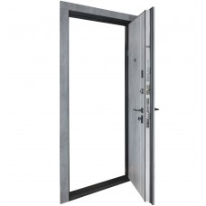 Двері вхідні БУЛАТ Цитадель В-83 (квадро) Kale модель 554 Оксид темний/Оксид світлий