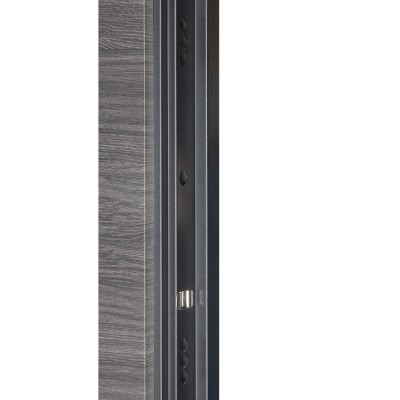 Входные двери БУЛАТ Цитадель В-83 (квадро) Kale модель 593/248 Венге горизонт серый/Белая шагрень