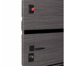 Двері вхідні БУЛАТ Цитадель В-83 (квадро) Kale модель 593/248 Венге горизонт сірий/Біла шагрень