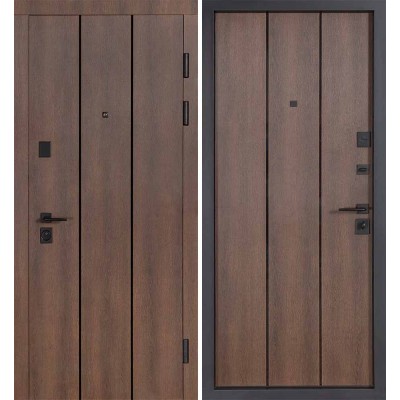 Входные двери БУЛАТ Revolut В-85 (квадро) модель 535 Дримвуд темный