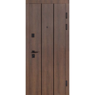 Входные двери БУЛАТ Revolut В-85 (квадро) модель 535 Дримвуд темный