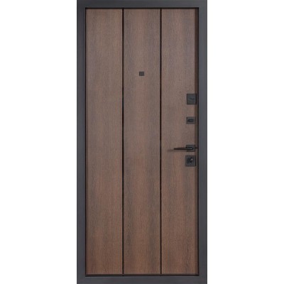 Входные двери БУЛАТ Revolut В-85 (квадро) модель 535 Дримвуд темный