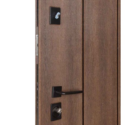 Входные двери БУЛАТ Revolut В-85 (квадро) модель 535 Дримвуд темный