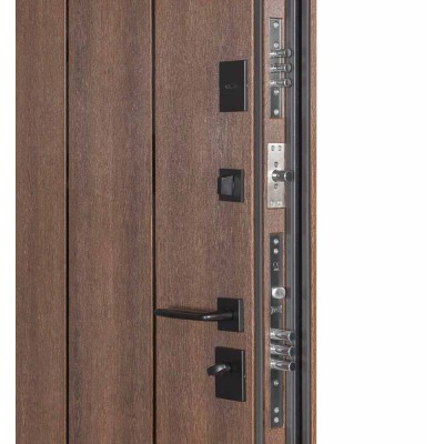 Входные двери БУЛАТ Revolut В-85 (квадро) модель 535 Дримвуд темный