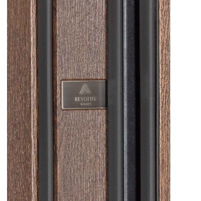 Входные двери БУЛАТ Revolut В-85 (квадро) модель 535 Дримвуд темный