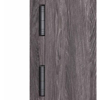 Входные двери БУЛАТ Revolut В-85 (квадро) Kale модель 544 Дуб немо карбон/Дуб немо серебрянный