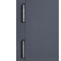 Двери входные БУЛАТ Revolut В-85 (квадро) Kale модель 591 Антрацит/Белая шагрень