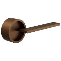 Дверная ручка Timeless (TL01-ABR) бронза, на круглой розетке Fine