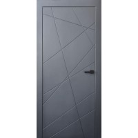 Двері міжкімнатні ESTET DOORS МК Діагональ графіт RAL 7016