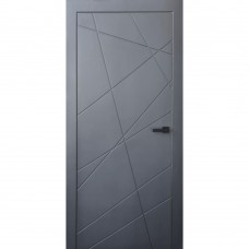 Двери межкомнатные ESTET DOORS МК Диагональ графит RAL 7016