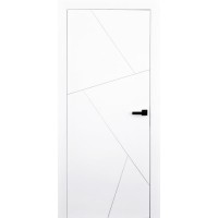 Двери межкомнатные ESTET DOORS МК Сплинт белая эмаль