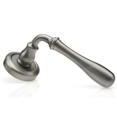 Дверная ручка на круглой розетке Frosio Bortolo коллекция Fadex (Фадекс) Beta 294V N02-никель матовый