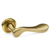 Дверная ручка Fadex (Фадекс) Mira 119V S01 - латунь матовая