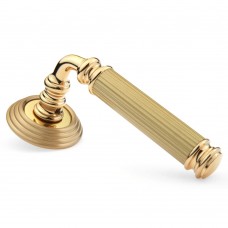 Дверна ручка Fadex (Фадекс) Rania 246P (Piramid) L03 - латунь полірована/ латунь матова 