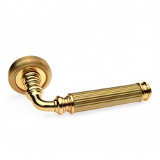 Дверна ручка Fadex (Фадекс) Rania 246V L03 - латунь полірована/ латунь матова 