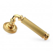 Дверна ручка Fadex (Фадекс) Rania 246V L03 - латунь полірована/ латунь матова 