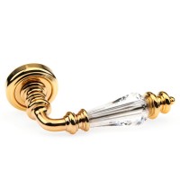 Дверна ручка Fadex (Фадекс) Siena 472V Swarovski O01 - золото 24К