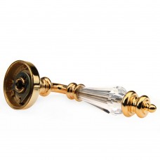 Дверна ручка Fadex (Фадекс) Siena 472V Swarovski O01 - золото 24К