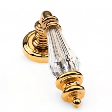 Дверна ручка Fadex (Фадекс) Siena 472V Swarovski O01 - золото 24К