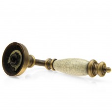 Дверна ручка Fadex (Фадекс) Siena Ceramic 476V B02-бронза матова/потресканная кераміка