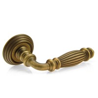 Дверна ручка Fadex (Фадекс) Siena Groove 404P B02 - бронза матова