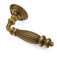 Дверна ручка Fadex (Фадекс) Siena Groove 404P B02 - бронза матова