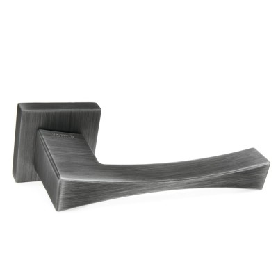 Ручка дверная на квадратной розетке Frosio Bortolo коллекция Forme (Форма) Artemide 213Q P53 - матовое олово