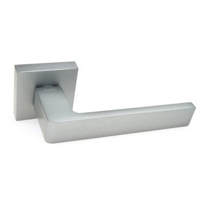 Ручка дверна на квадратній розетці Frosio Bortolo колекція Forme (Форма) Asti 254Q C22 - екотеч