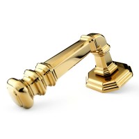 Дверна ручка Forme (Форма) Atlas 159R P01 - золото PVD