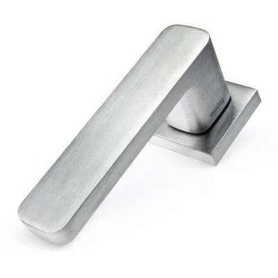 Ручка дверна на квадратній розетці Frosio Bortolo колекція Forme (Форма) Betty 134Q C02 - хром матовий