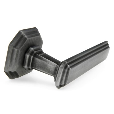 Ручка дверна на квадратній розетці Frosio Bortolo колекція Forme (Форма) Themis 217R P53 - матове олово