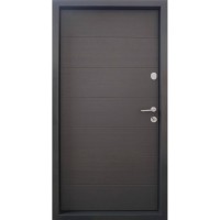 Двері вхідні ФОРТ-М Тріо Горизонталь венге темний горизонт