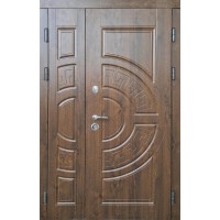 Двери входные ФОРТ-М Трио Греция дуб темный 1200х2050