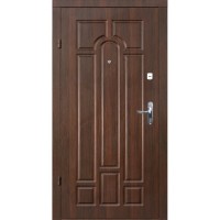 Двері вхідні ФОРТ-М Економ Класик горіх темний