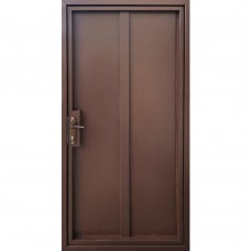 Двери входные ФОРТ-М Техно база Техно база коричневая шагрень RAL8017