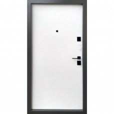 Двери входные ФОРТ-М Трио Симметрия титан/шелл горизонт
