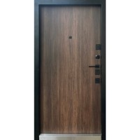 Двери входные ФОРТ-М Стандарт плюс ВИП 4К Фокус дуб табака