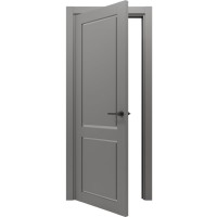 Двері міжкімнатні Gorgania Яворина плюс сірий матовий