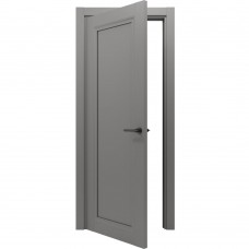 Двері міжкімнатні Gorgania Плай плюс сірий мат