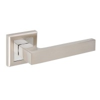 Дверная ручка на квадратной розетке AS 13 SN/CP (никель/хром)