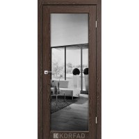 Двери межкомнатные KORFAD Sanvito SV-01 Дуб марсала зеркало триплекс